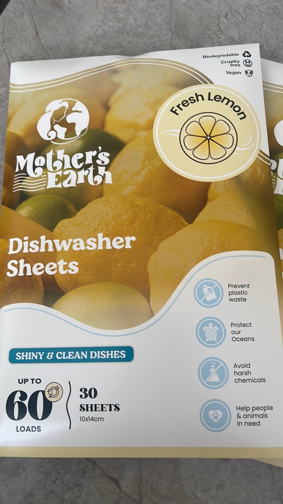 Mothers Earth Dishwater Sheets, Geel, Nieuw, Ophalen of Verzenden, Minder dan 100 cm