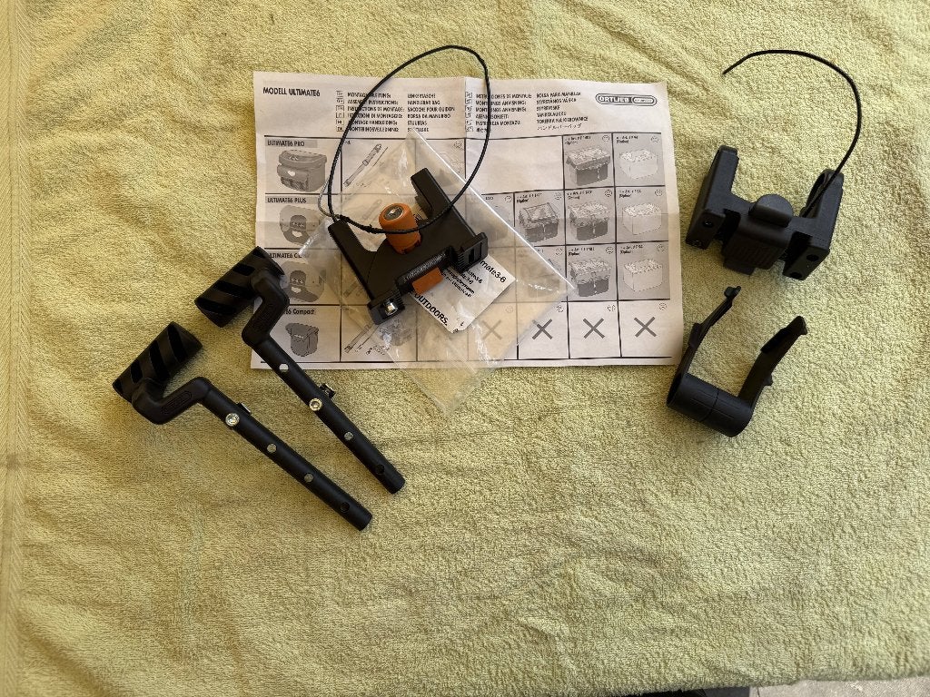 Ortlieb & Klickfix stuurtas houder met opzetstukken, Ophalen of Verzenden, Gebruikt, Ortlieb