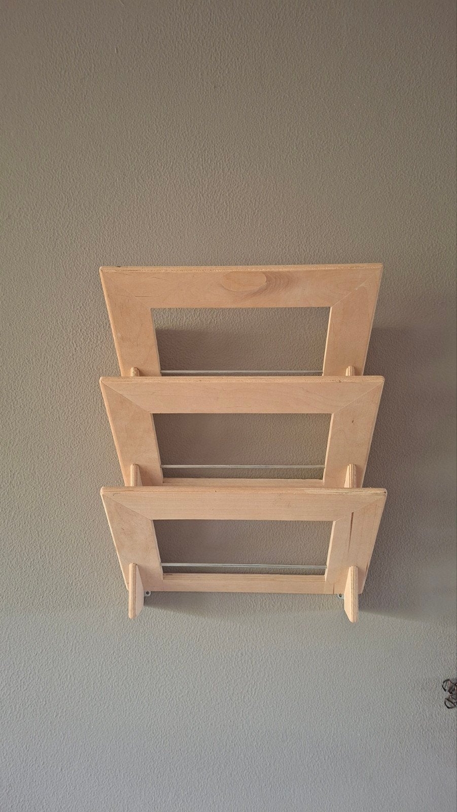 Vintage IKEA Klippa wandrek | Tijdschriftenrek | Grenen, Ophalen of Verzenden, Zo goed als nieuw