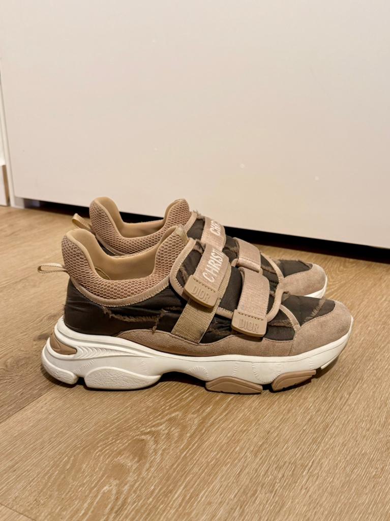 Dior sneakers beige/bruin maat 38, Beige, Ophalen of Verzenden, Sneakers of Gympen, Zo goed als nieuw