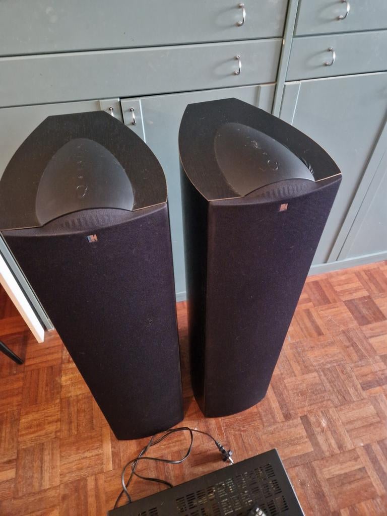 Kef Q5 & Onkyo TX-SR313, Audio, Tv en Foto, Luidsprekers, Gebruikt, 120 watt of meer, Front, Rear of Stereo speakers, Ophalen