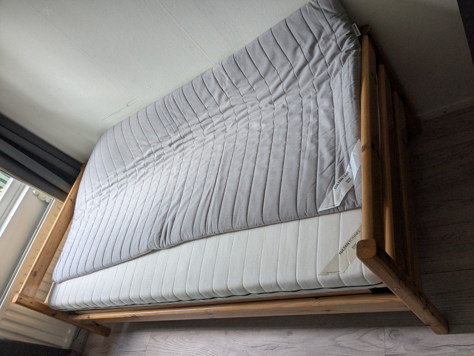 Bed 90x200, Ophalen, Gebruikt, Eenpersoons, 90 cm