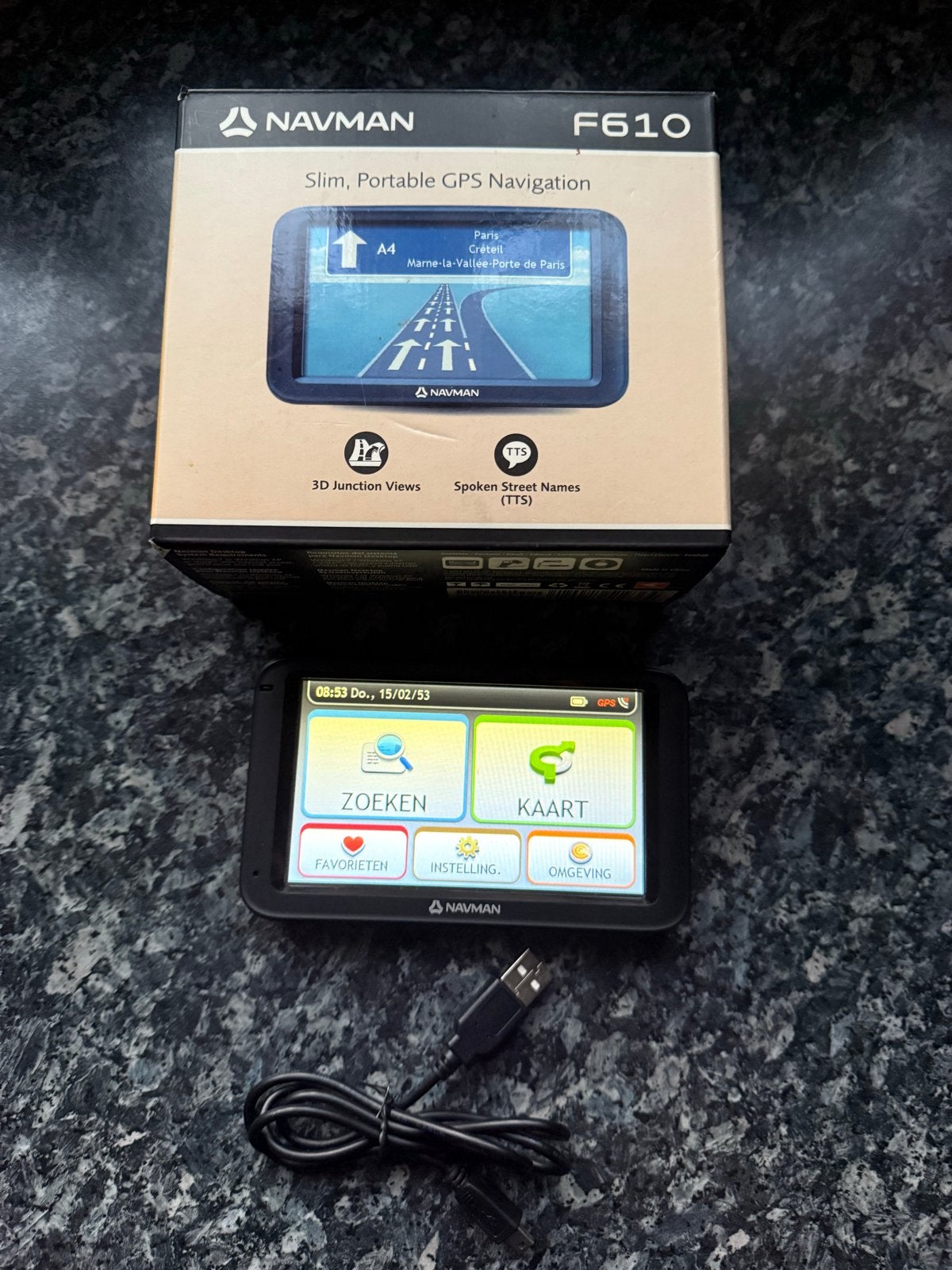 Navman F610 GPS Navigatiesysteem Europa 23, Ophalen of Verzenden, Zo goed als nieuw