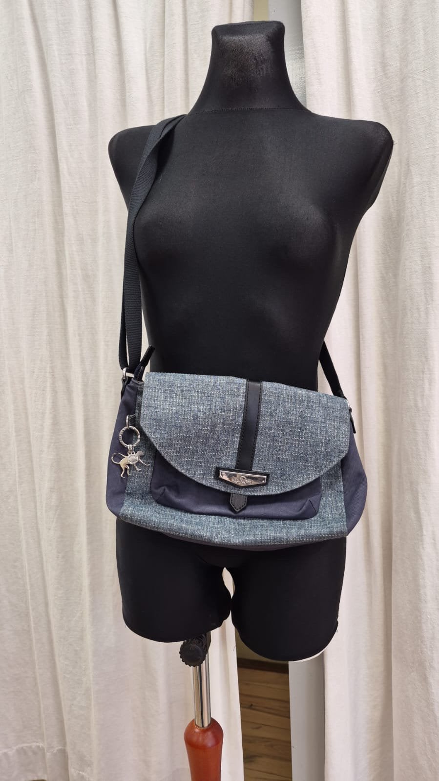 Kipling tas, Ophalen of Verzenden, Zo goed als nieuw, Grijs, Kipling