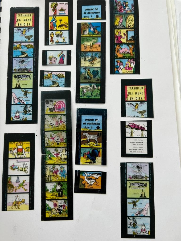 Toverlantaarn plaatjes, Ophalen of Verzenden, Gebruikt, Overige typen
