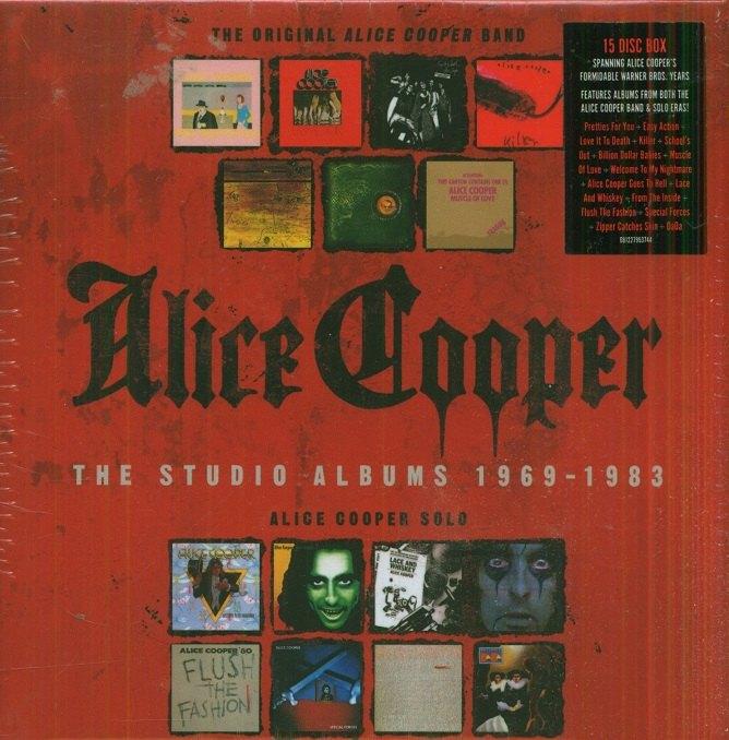 ALICE COOPER STUDIO ALBUMS BAND AND SOLO 1969-1983 15 CD BOX, Verzenden, Nieuw in verpakking, Boxset