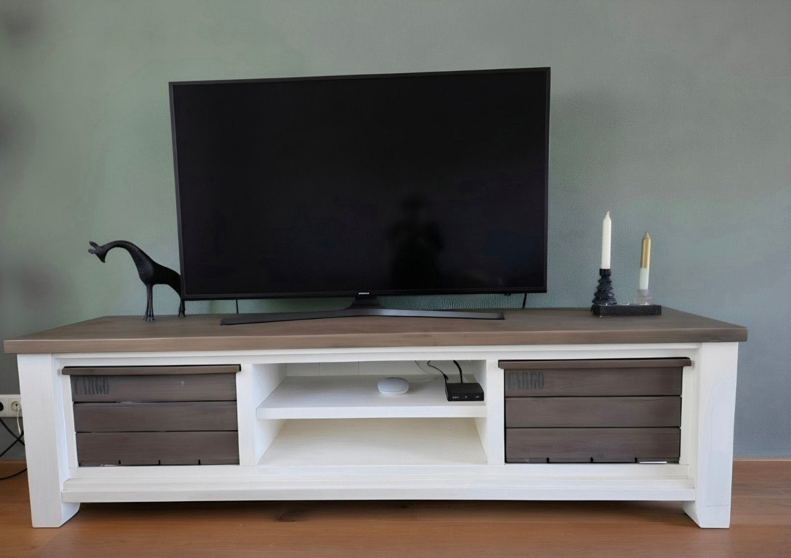 Henders & Hazel Tv meubel - Landelijke stijl, Ophalen, Gebruikt, 150 tot 200 cm, Minder dan 100 cm