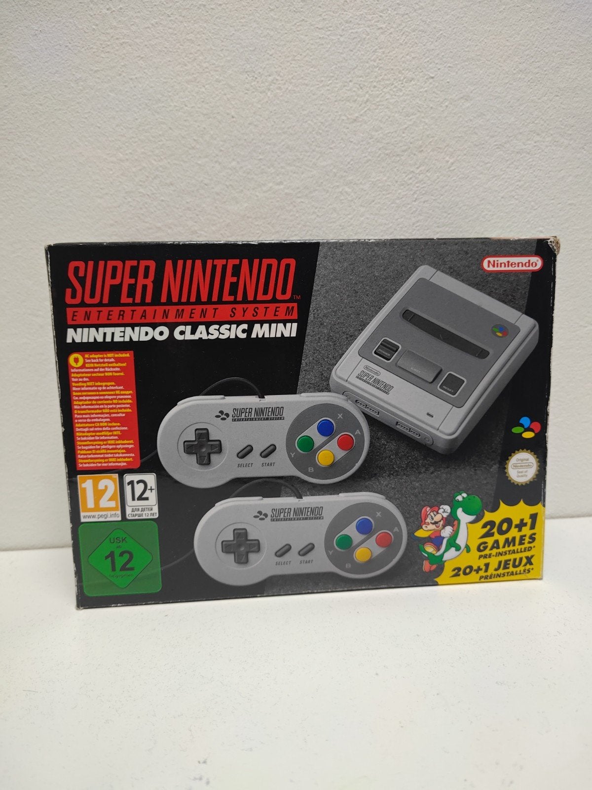 Super Nintendo Classic Mini Met 21 Voorgeïnstalleerde Games, Spelcomputers en Games, Ophalen, Zo goed als nieuw, Met 2 controllers