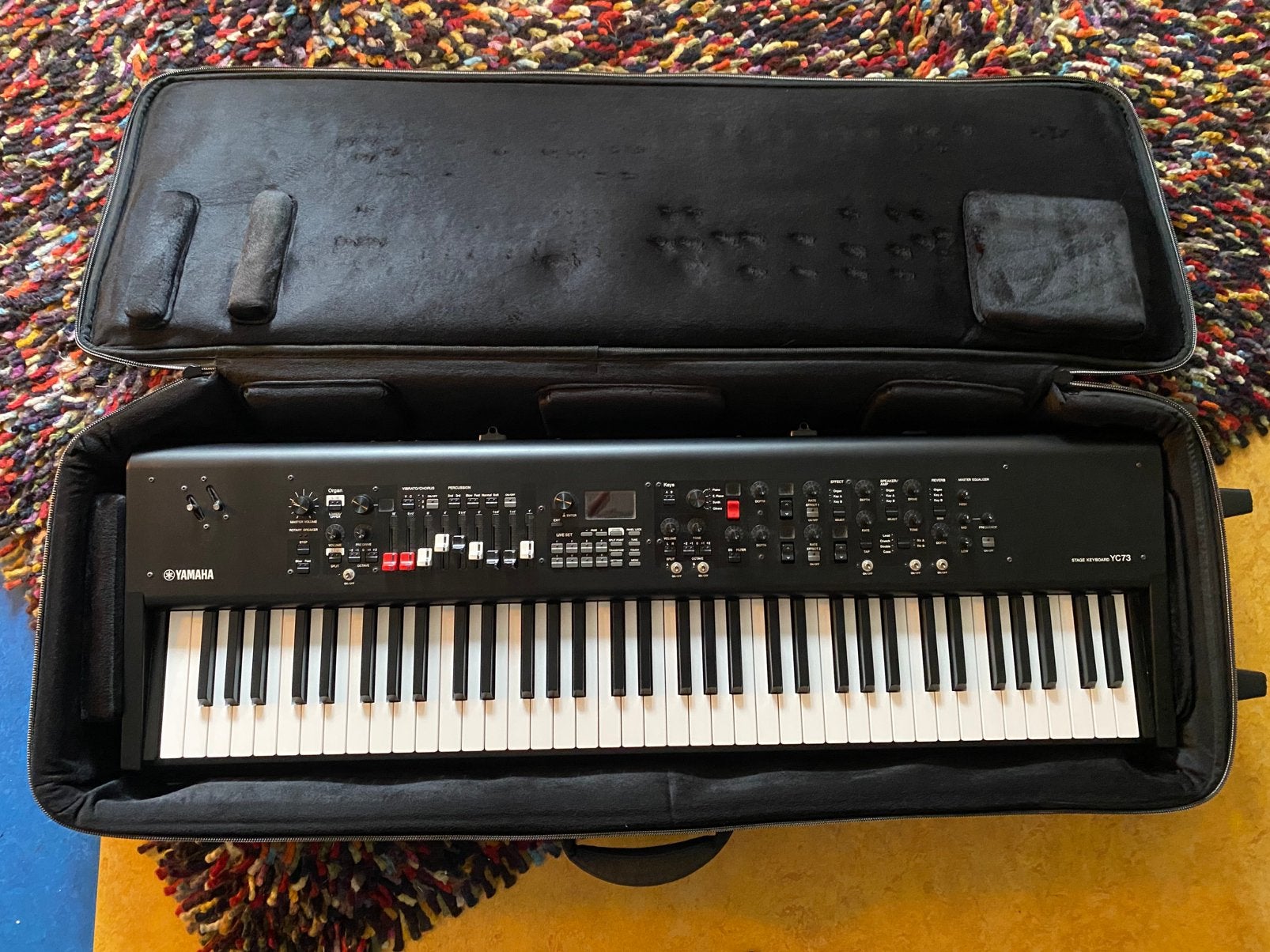 Yamaha YC73 met hoes, Ophalen, Gebruikt, Yamaha, Aanslaggevoelig