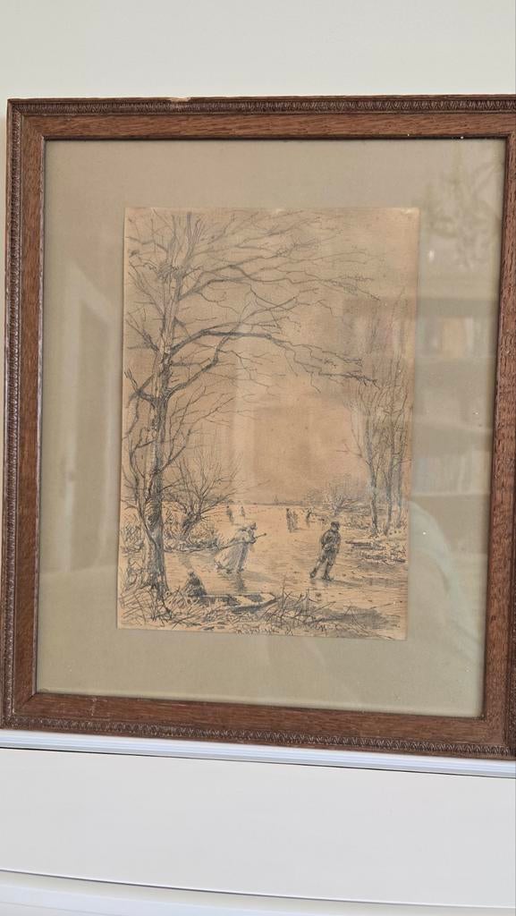 Vintage Tekeningen van Theodore Soeterik, Antiek en Kunst, Ophalen