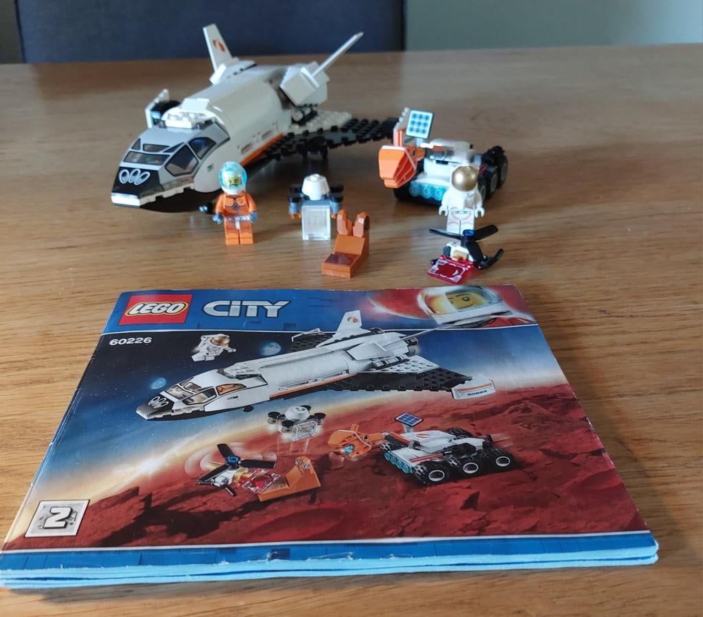 Lego City, set 60226, Mars Shuttle Missie, Ophalen, Compleet, City, Lego