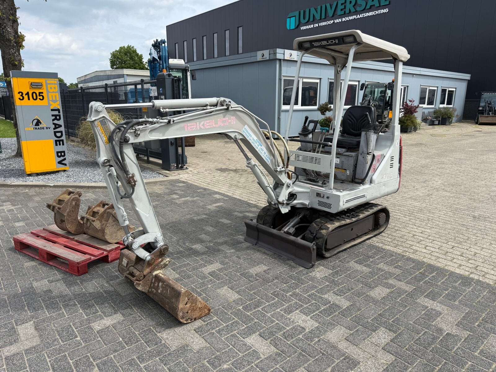 Takeuchi TB015 mini excavator, Graafmachine