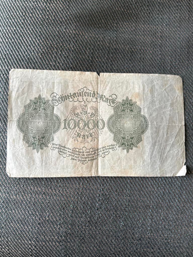 89 biljetten van 10.000 Mark uit 1922 - Duitsland, Postzegels en Munten, Ophalen of Verzenden, Duitsland, Setje