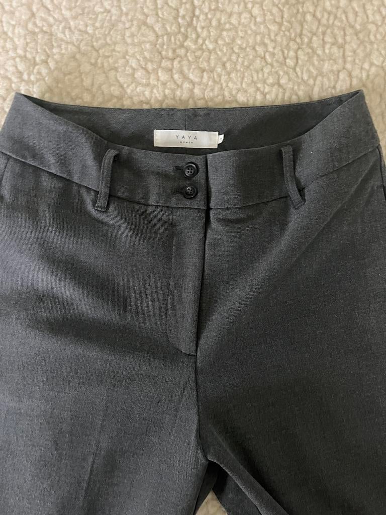 Yaya women pantalon grijs maat 36, Ophalen of Verzenden, Zo goed als nieuw, Maat 36 (S), Grijs