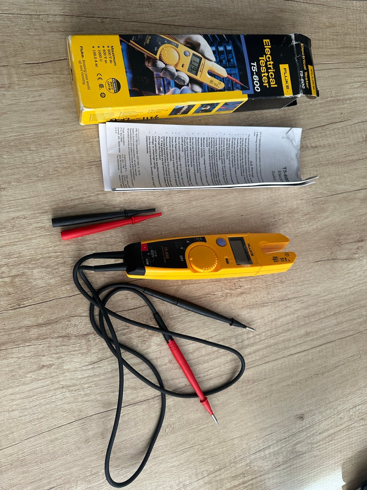 Fluke T5-600 Elektrische Tester - Multimeter, Ophalen of Verzenden, Zo goed als nieuw, Overige typen