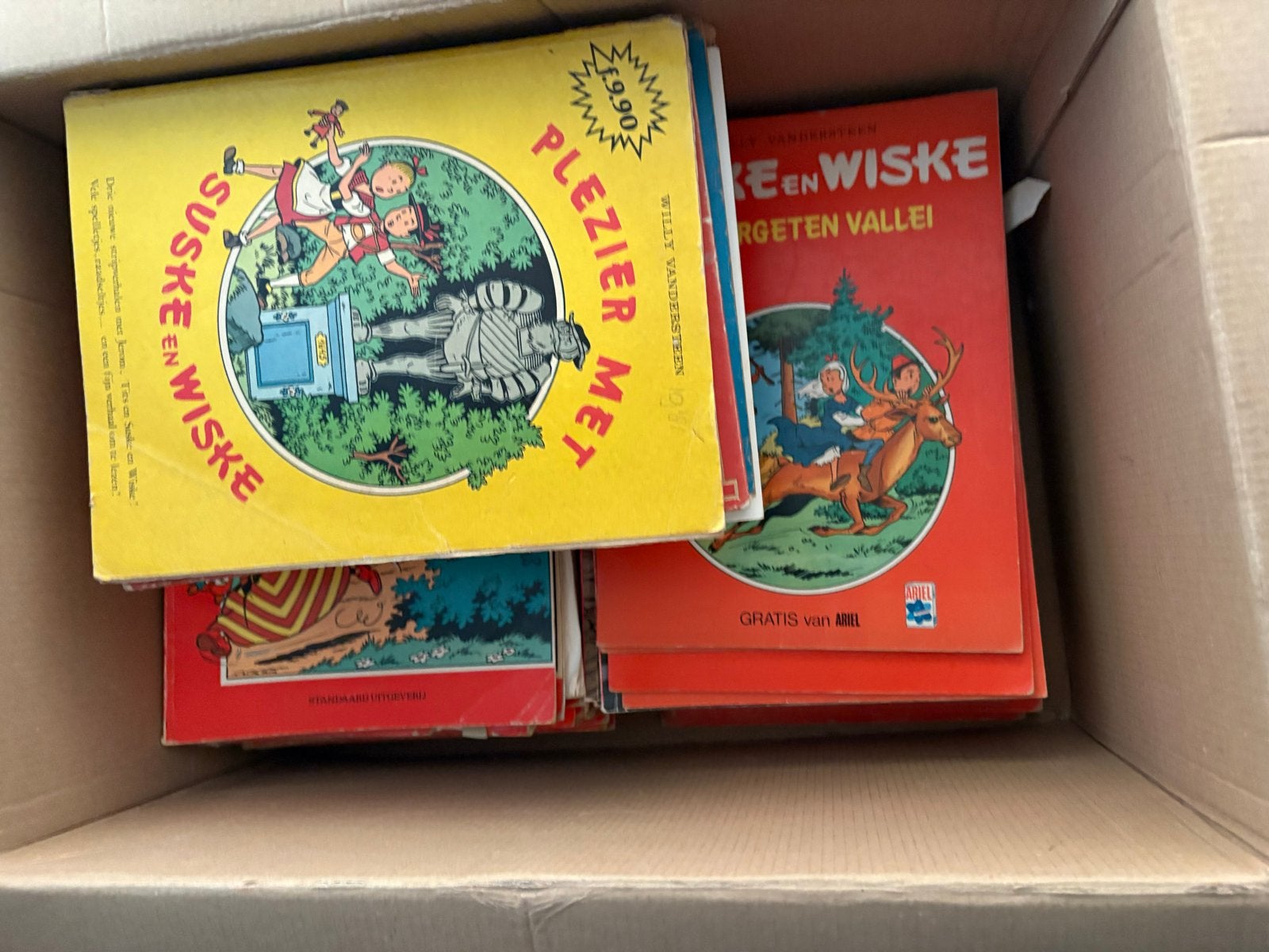 Grote collectie Suske en Wiske en Jerom stripboeken, Meerdere stripboeken, Ophalen of Verzenden, Gelezen