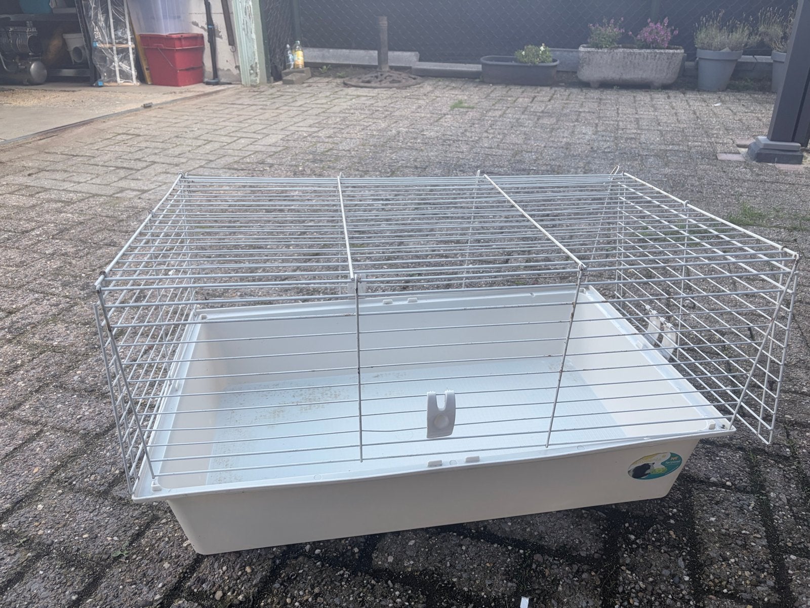 Geoot konijnenkooi/hok!, Dieren en Toebehoren, Ophalen, Gebruikt, Kooi
