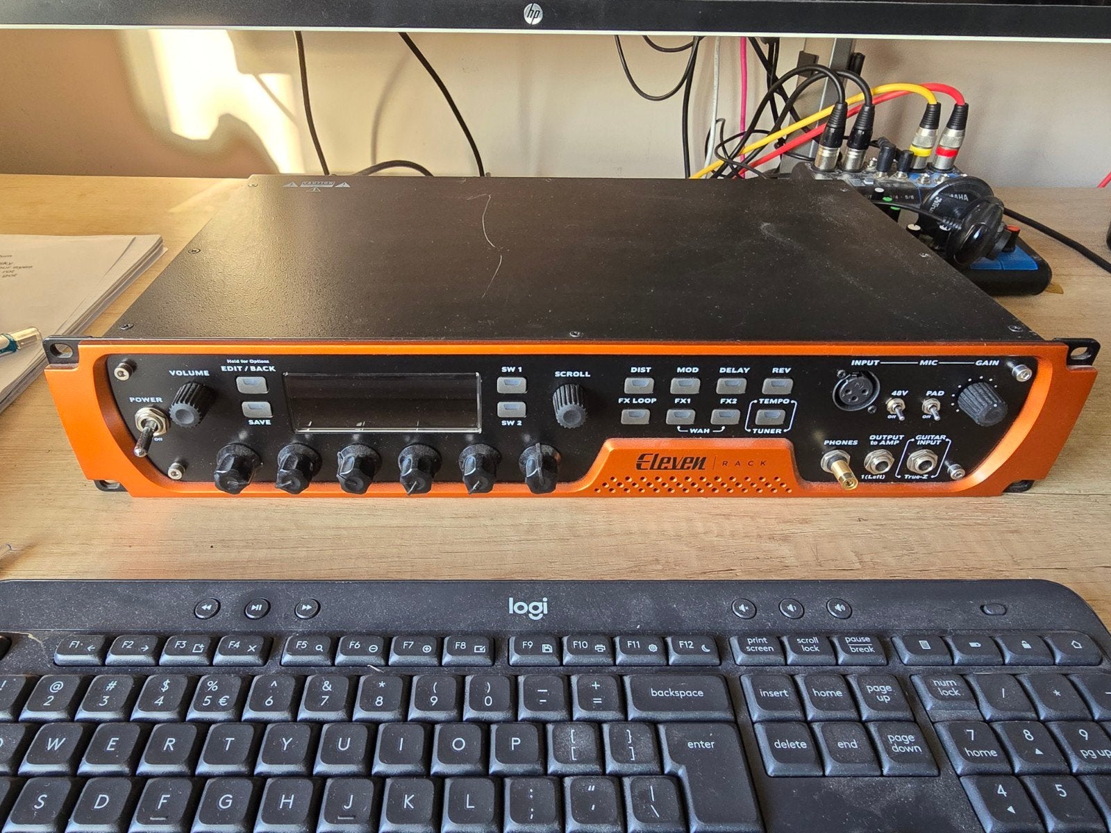 Avid Eleven Rack gitaarprocessor/interface, Ophalen of Verzenden, Gebruikt, Delay of Echo