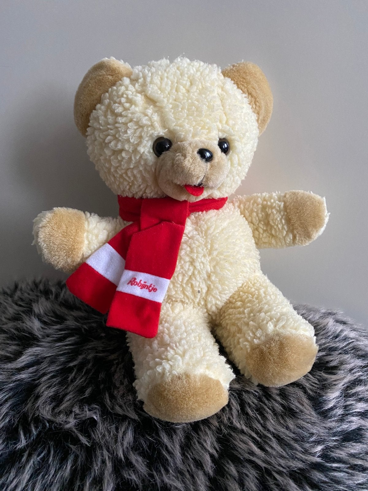 Robijn knuffel beertje. 35 cm, Verzenden, Zo goed als nieuw, Beer