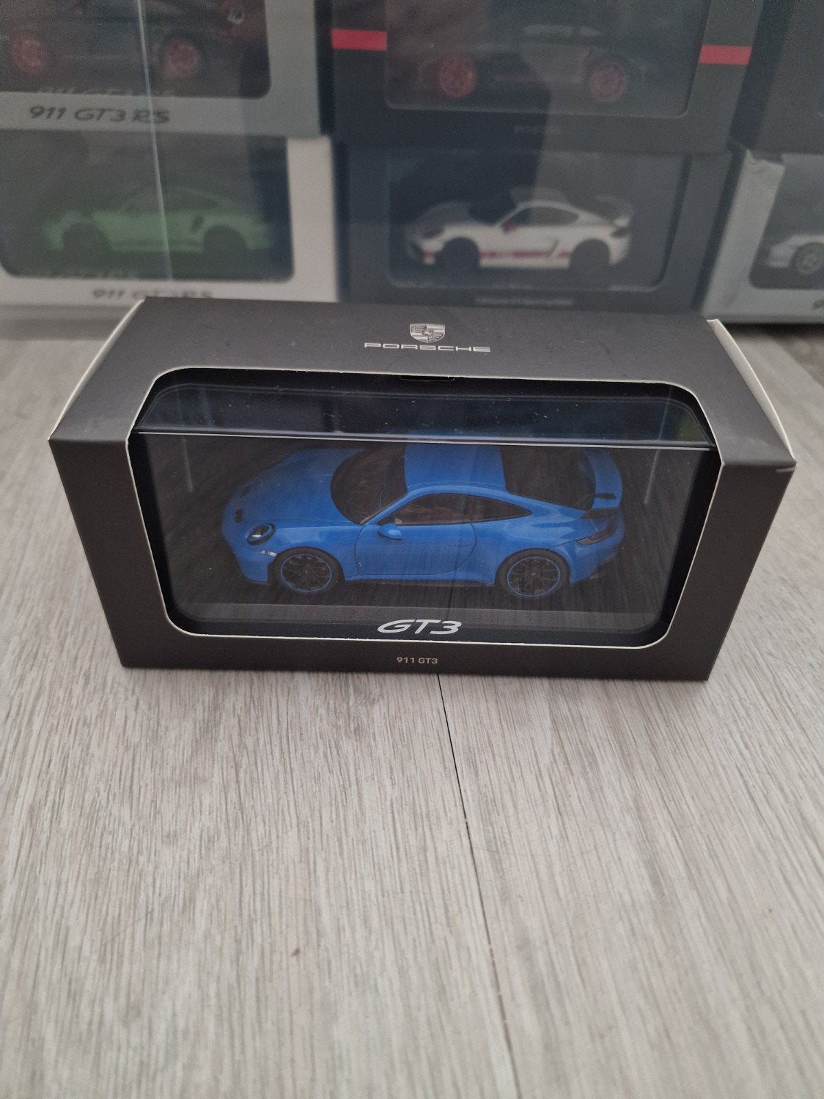 Porsche 911 GT3 (992) Minichamps 1:43 - Blauw, Ophalen of Verzenden, Zo goed als nieuw