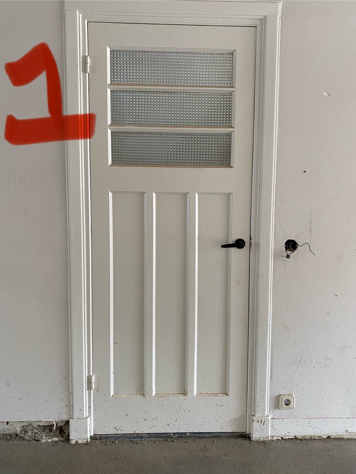 Paneeldeuren jaren 30, Ophalen, Gebruikt, Binnendeur, 200 tot 215 cm