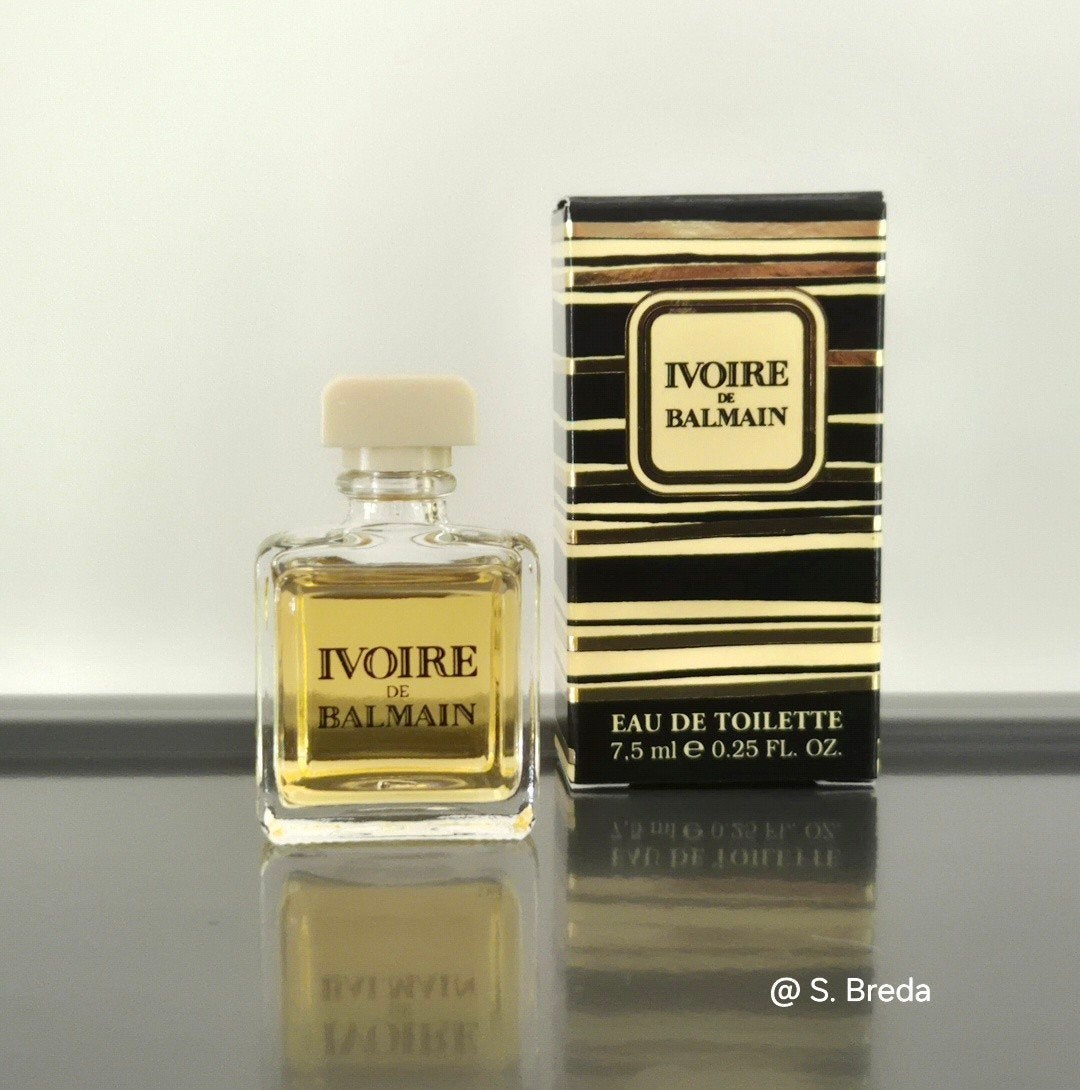Balmain - Ivoire de Balmain - miniatuur met doosje, Ophalen of Verzenden, Zo goed als nieuw, Miniatuur, Gevuld