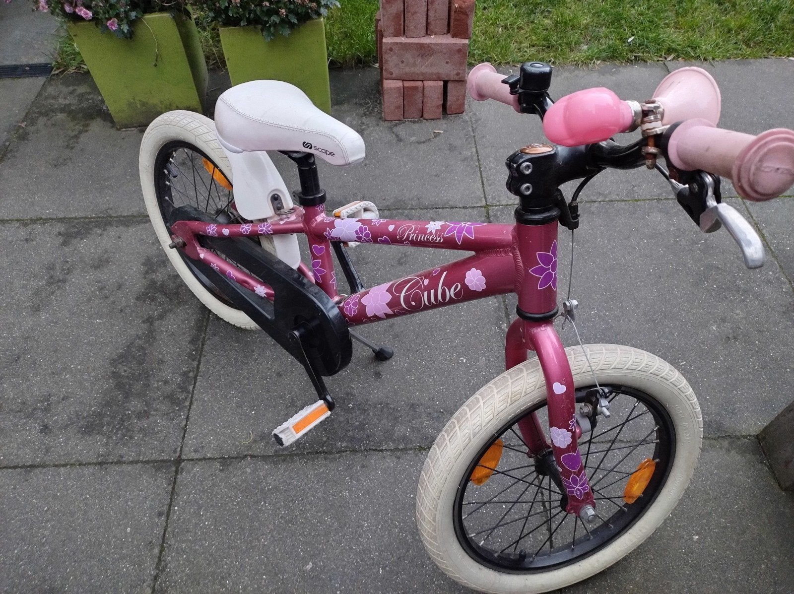 16 inch Cube Princess OPKNAPPER!! TEKST LEZEN!, Fietsen en Brommers, Ophalen, Terugtraprem, Cube, 16 tot 20 inch