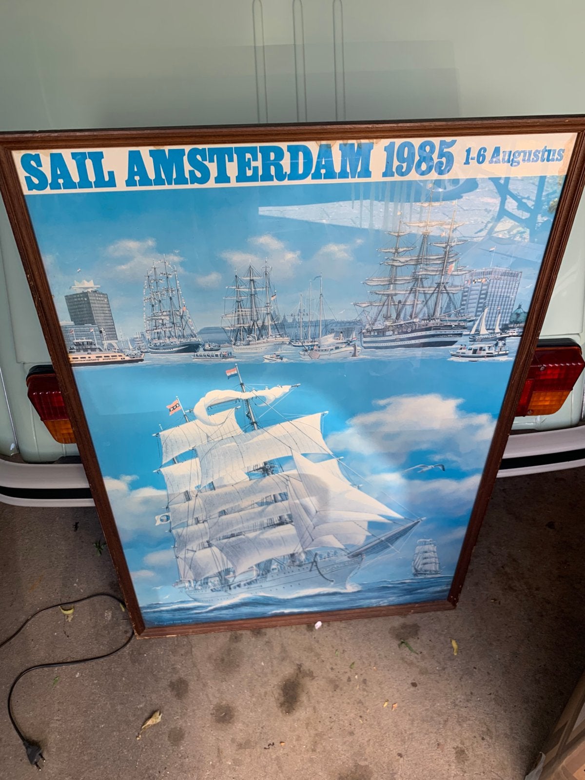 Poster Sail Amsterdam 1986  1-6 augustus, Antiek en Kunst, Ophalen of Verzenden