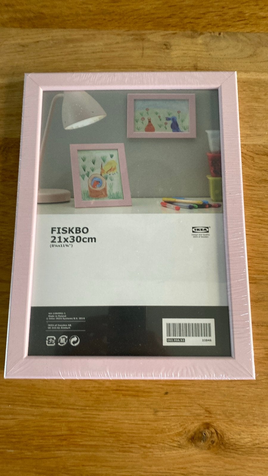 IKEA Fiskbo fotolijst 21x30cm roze nieuw, Kunststof, Nieuw, Ophalen of Verzenden, Fotolijst