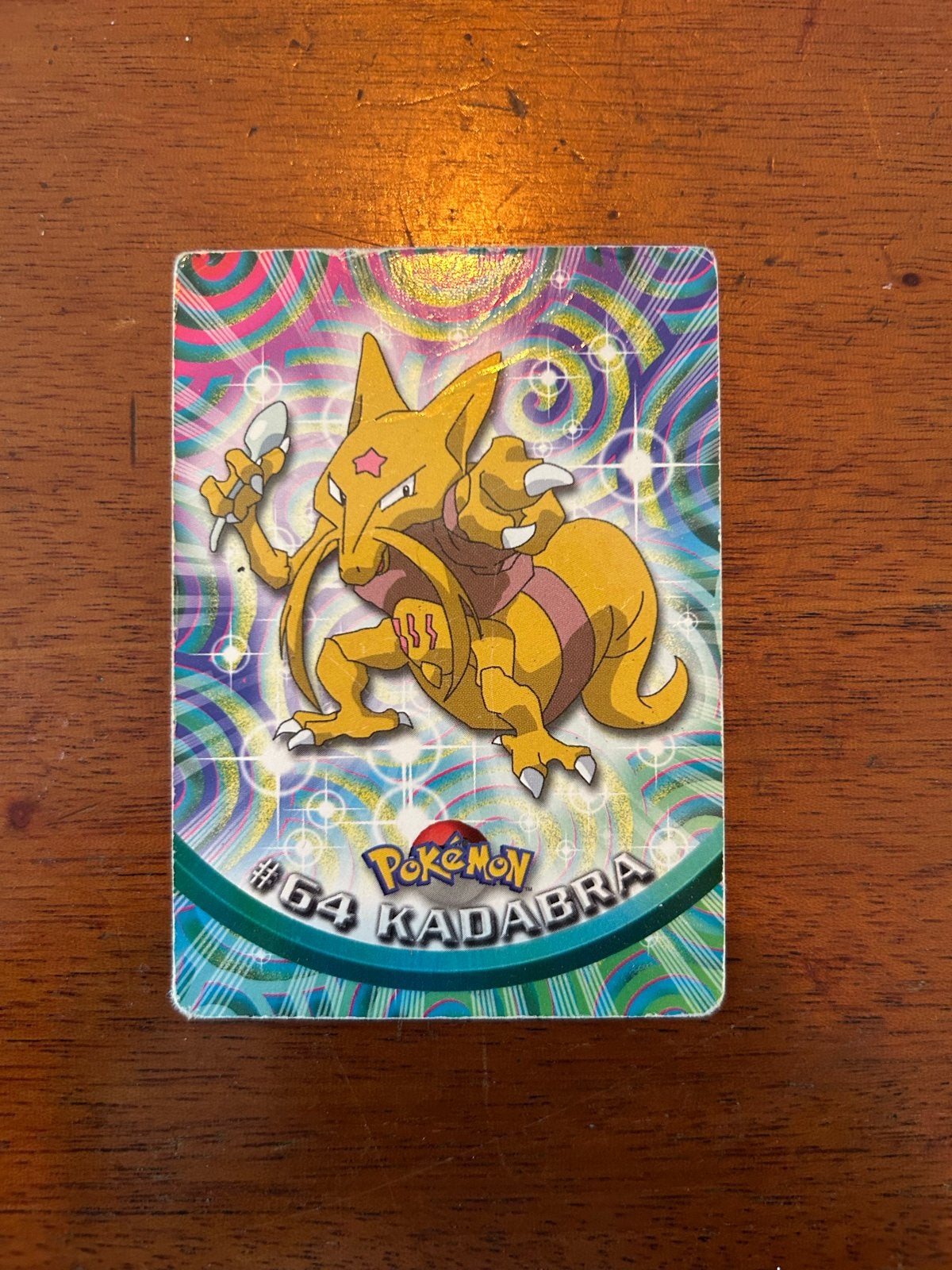 Vintage Pokémon Kadabra #64 Topps TV Animation Edition Kaart, Hobby en Vrije tijd, Verzamelkaartspellen | Pokémon, Ophalen of Verzenden