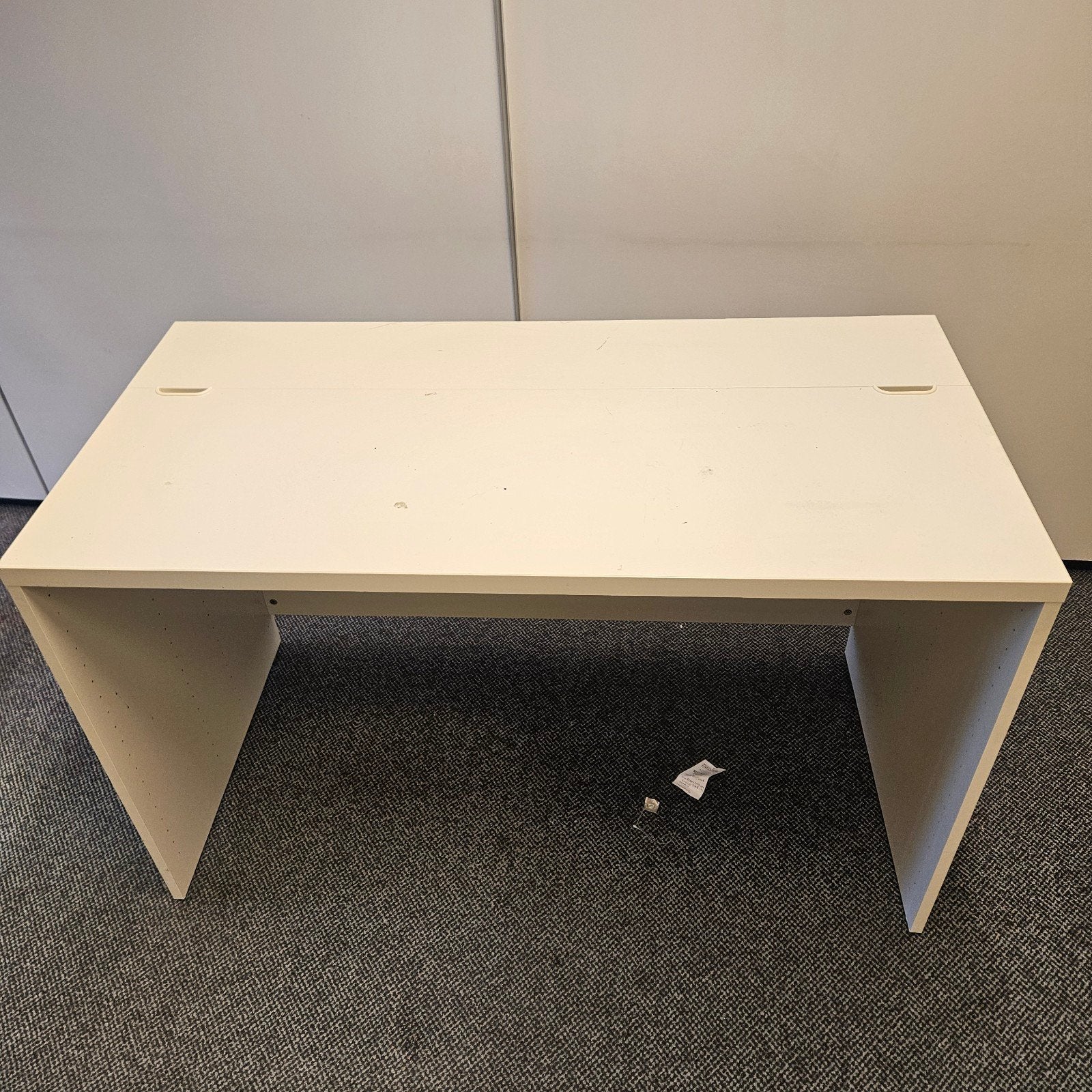Wit bureau 120x60x73 cm - Gebruikt met lichte krassen, Huis en Inrichting, Ophalen, Gebruikt, Wit