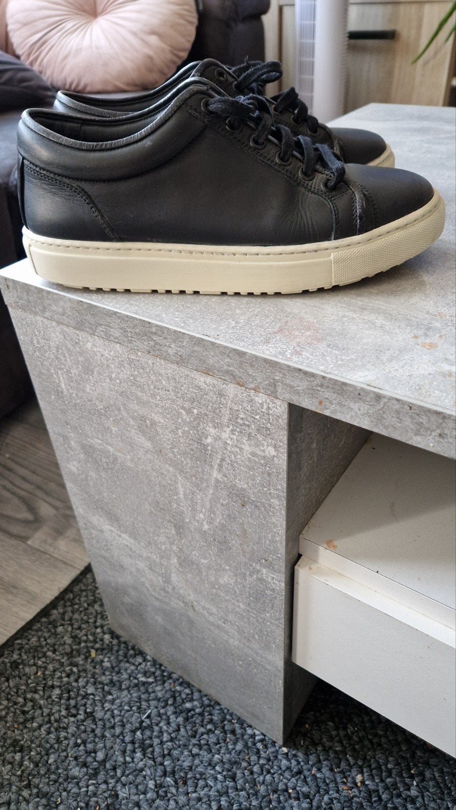ETQ unisex leren sneakers maat 38, Kleding | Dames, Schoenen, Zwart, Ophalen of Verzenden, ETQ, Sneakers of Gympen