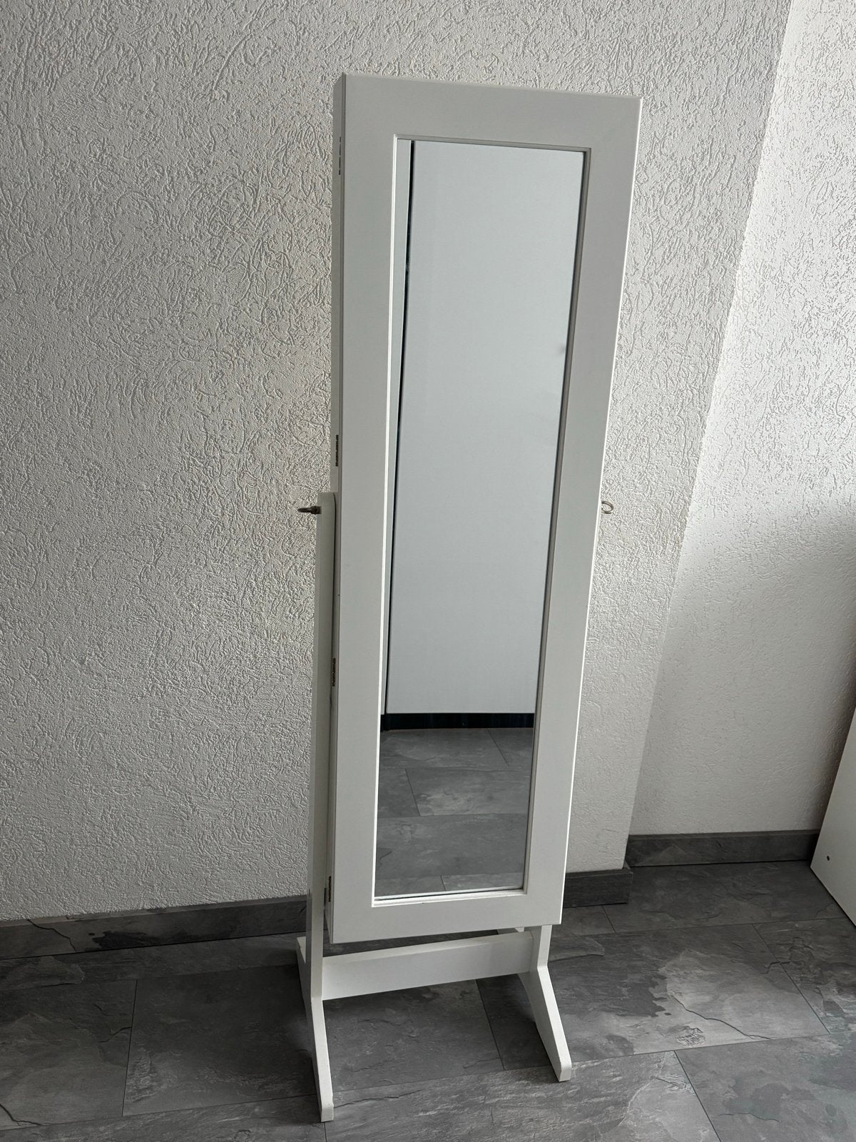 Sieradenkast met spiegel, Ophalen, Minder dan 50 cm, Gebruikt, 150 tot 200 cm