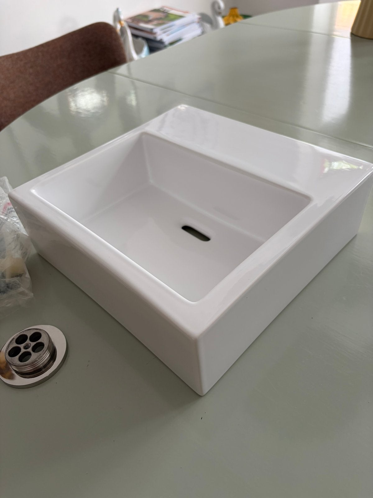 Clou Flush fontein zonder kraangat, Ophalen, Nieuw, Steen, Toilet
