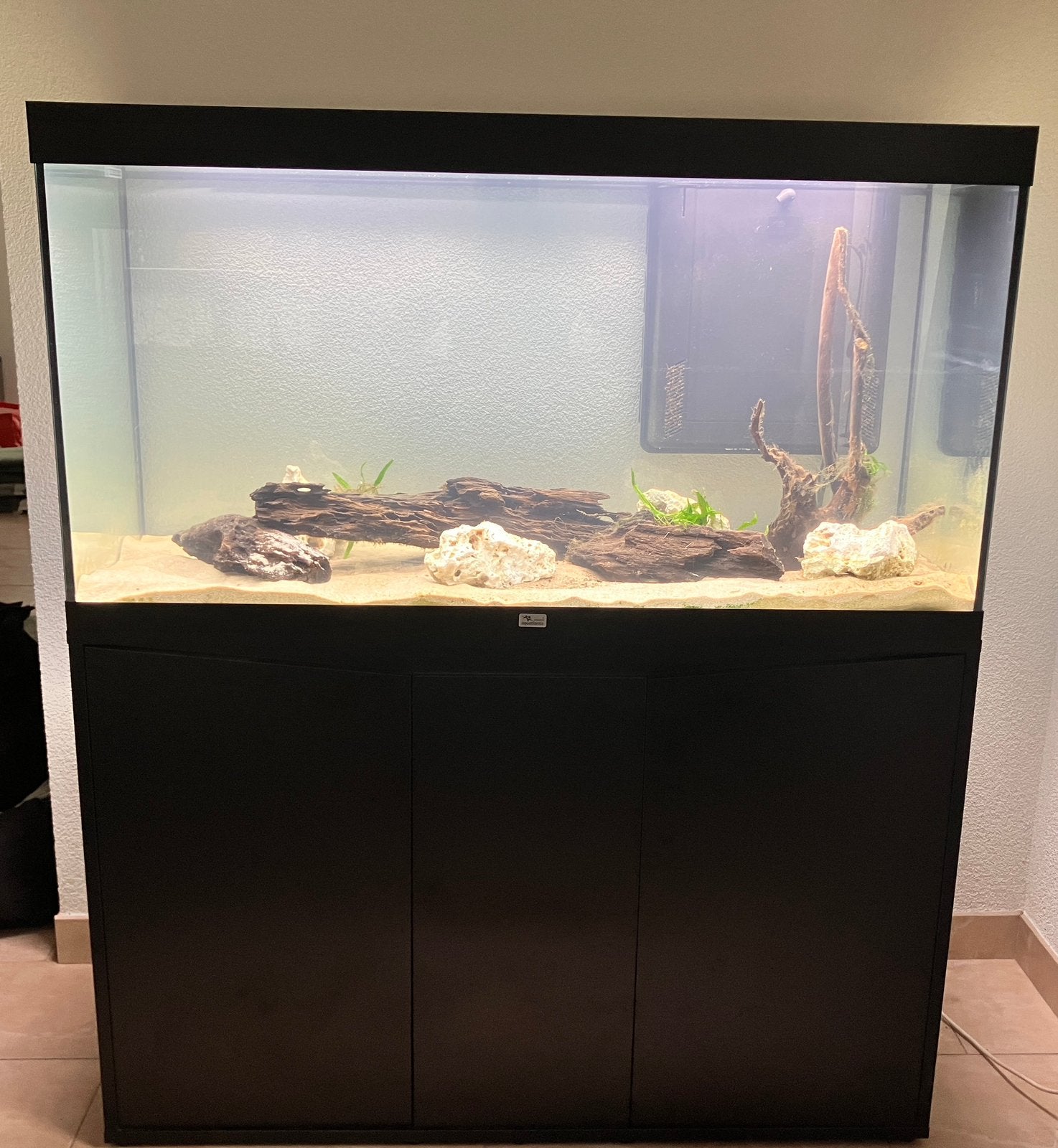 Zo goed als nieuw Aquatlantis Volga 350 L  (incl toebehoren), Ophalen, Aquatlantis, Inclusief toebehoren, Gevuld zoetwateraquarium