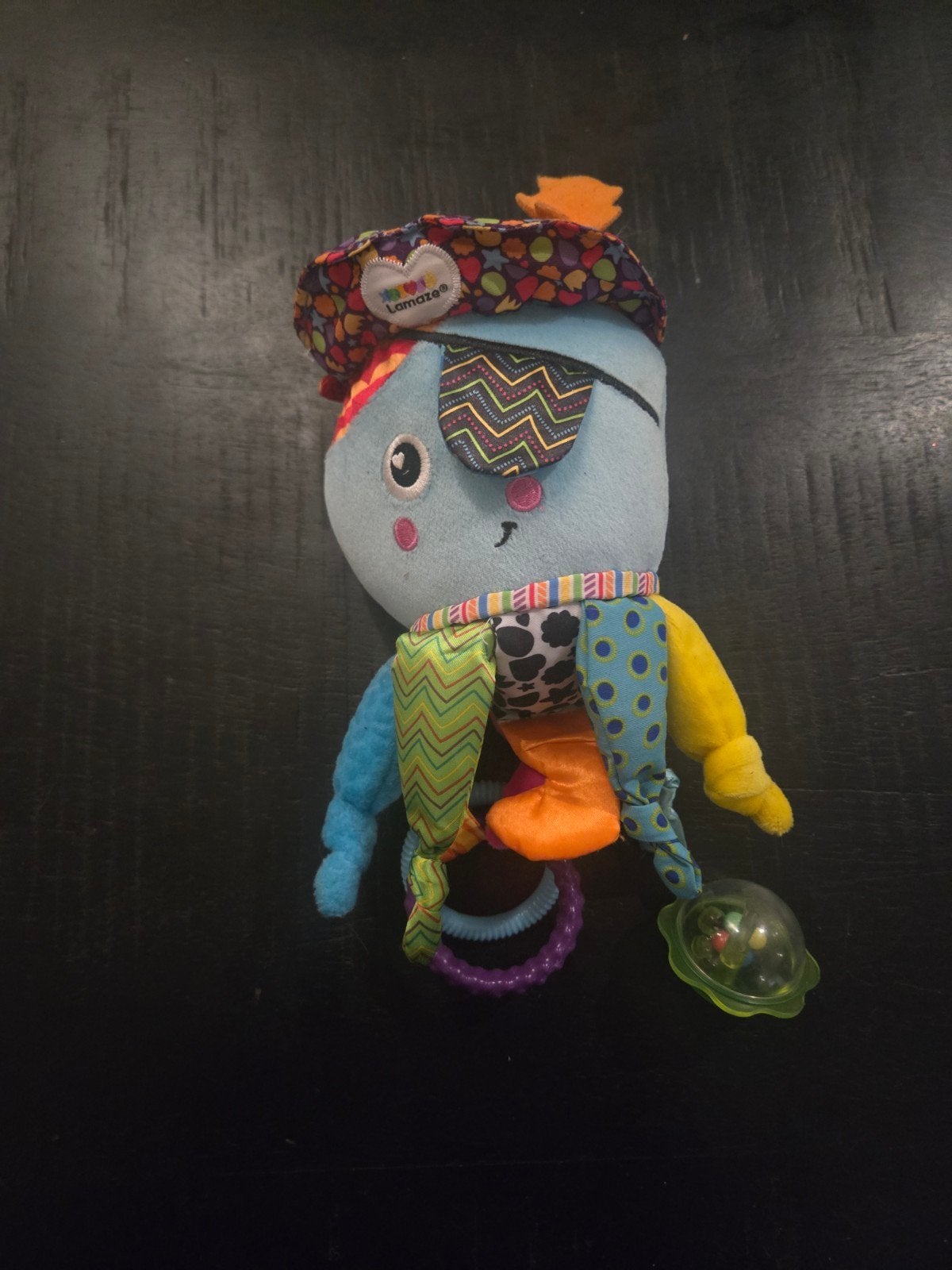 Lamaze Speelgoed Octopus Piraat Baby Rammelaar Knuffel, Ophalen of Verzenden, Gebruikt, Overige typen