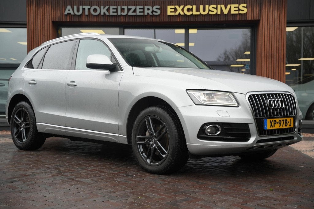 Audi Q5 2.0 TFSI quattro Pro Line S Lederen bekleding panora, Auto's, Audi, Automaat, Euro 5, Stof, Gebruikt