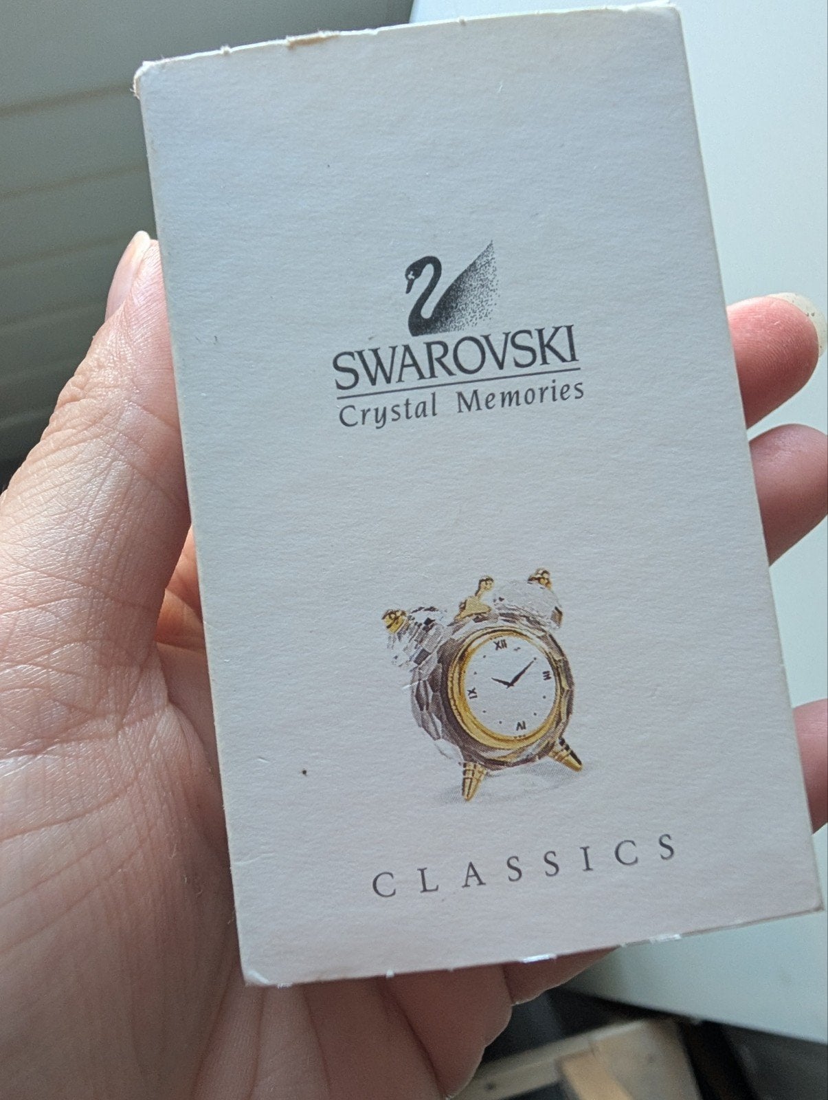 Swarovski Crystal Memories Miniatuur Wekker Klokje, Ophalen of Verzenden, Zo goed als nieuw