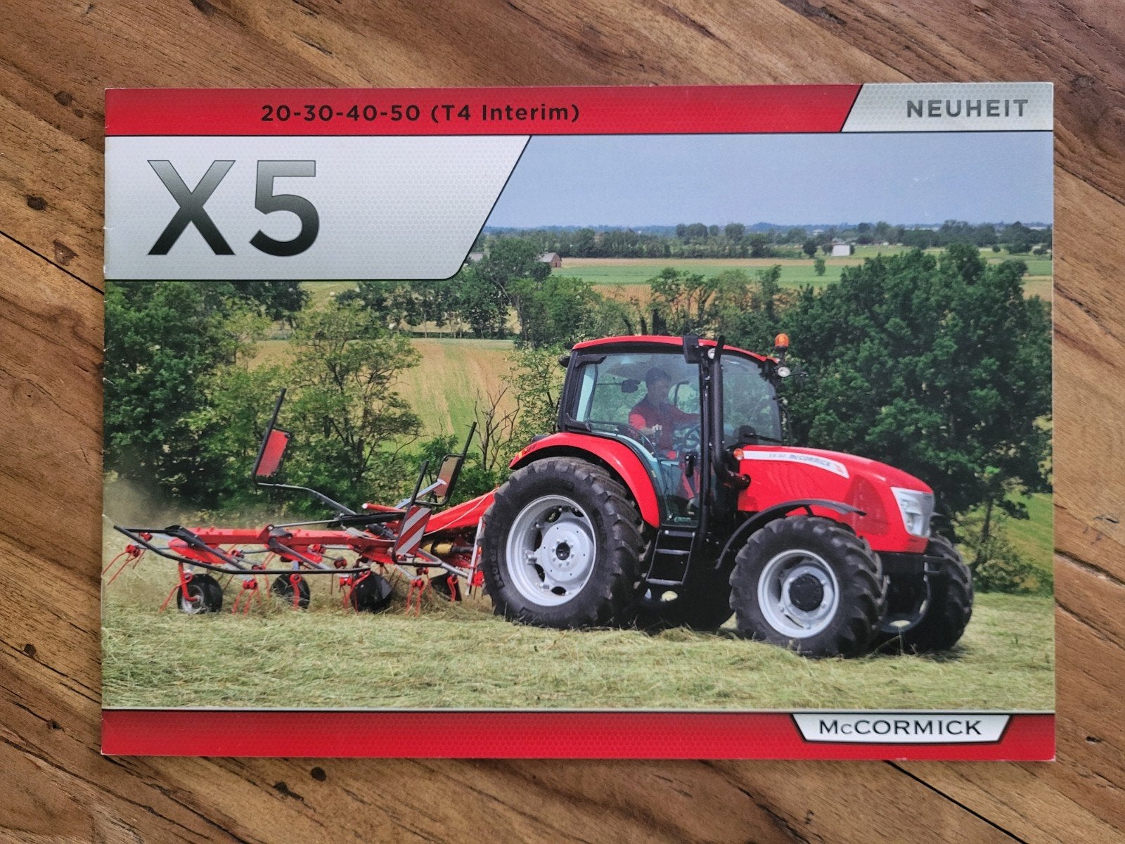 tractor folder McCormick X5, Ophalen of Verzenden, Zo goed als nieuw