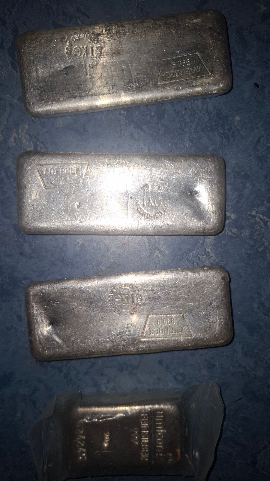 1KG Zilveren Baren - 999 Fijn Zilver, Postzegels en Munten, Ophalen, Zilver