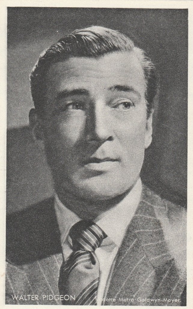 Ansichtkaart, Artiest,  Walter Pidgeon  (496), Ophalen of Verzenden, 1960 tot 1980, Sterren en Beroemdheden