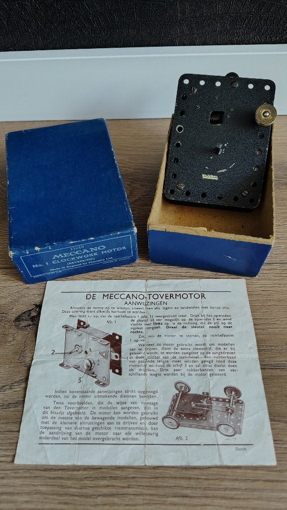 Meccano veermotor Nr. 1 (omkeerbaar), Ophalen of Verzenden