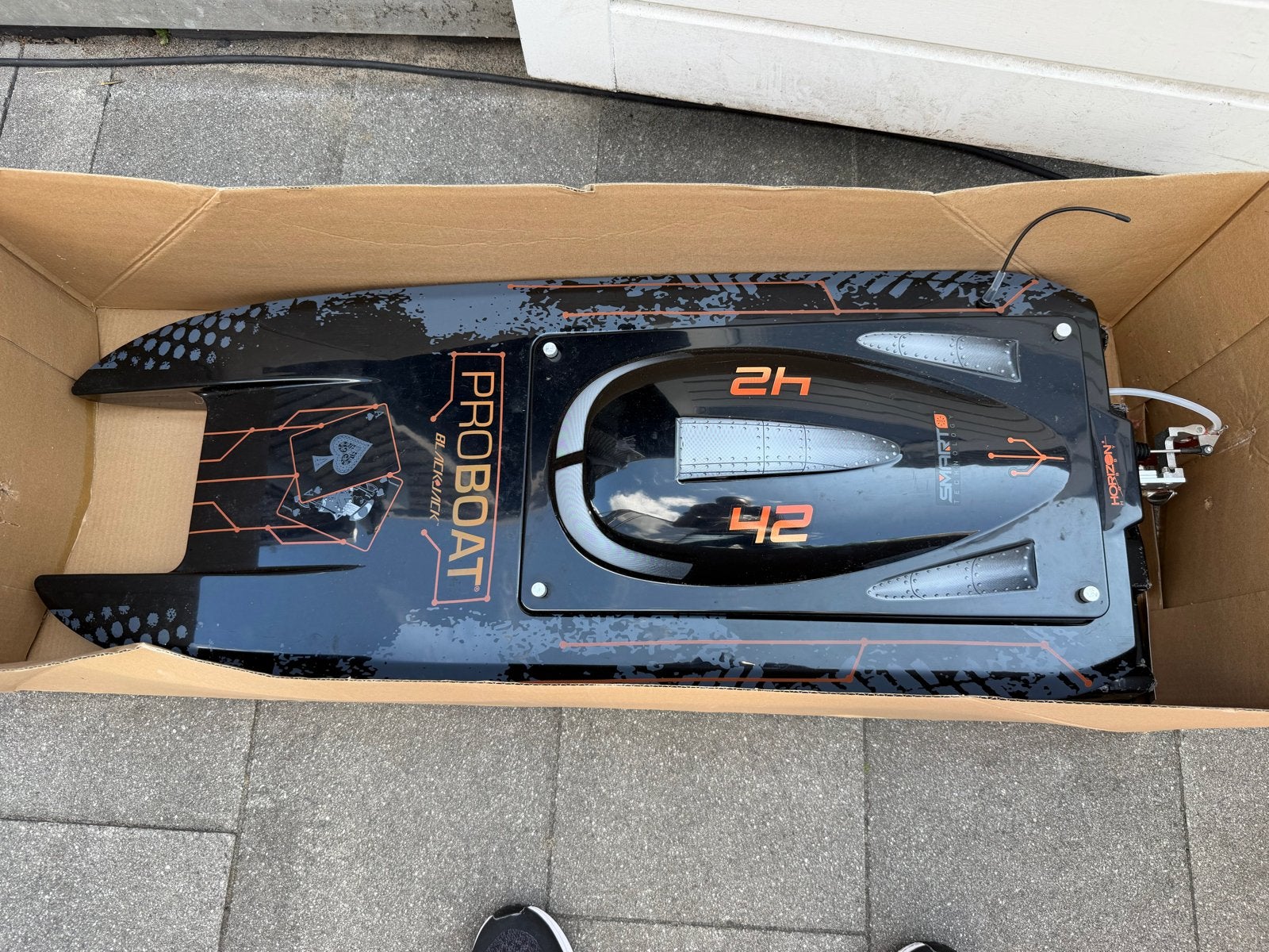 ProBoat Blackjack 42 RC Speedboot - Zo goed als nieuw, Hobby en Vrije tijd, Modelbouw | Radiografisch | Overige, Ophalen, Zo goed als nieuw