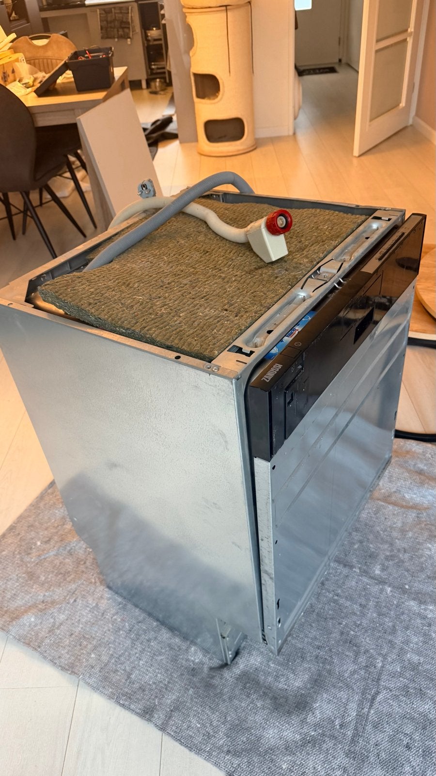 Zanussi ZDTI1500FA Inbouw Vaatwasser- defect, verwarmt niet, Ophalen, Gebruikt, Inbouw, 60 cm of meer