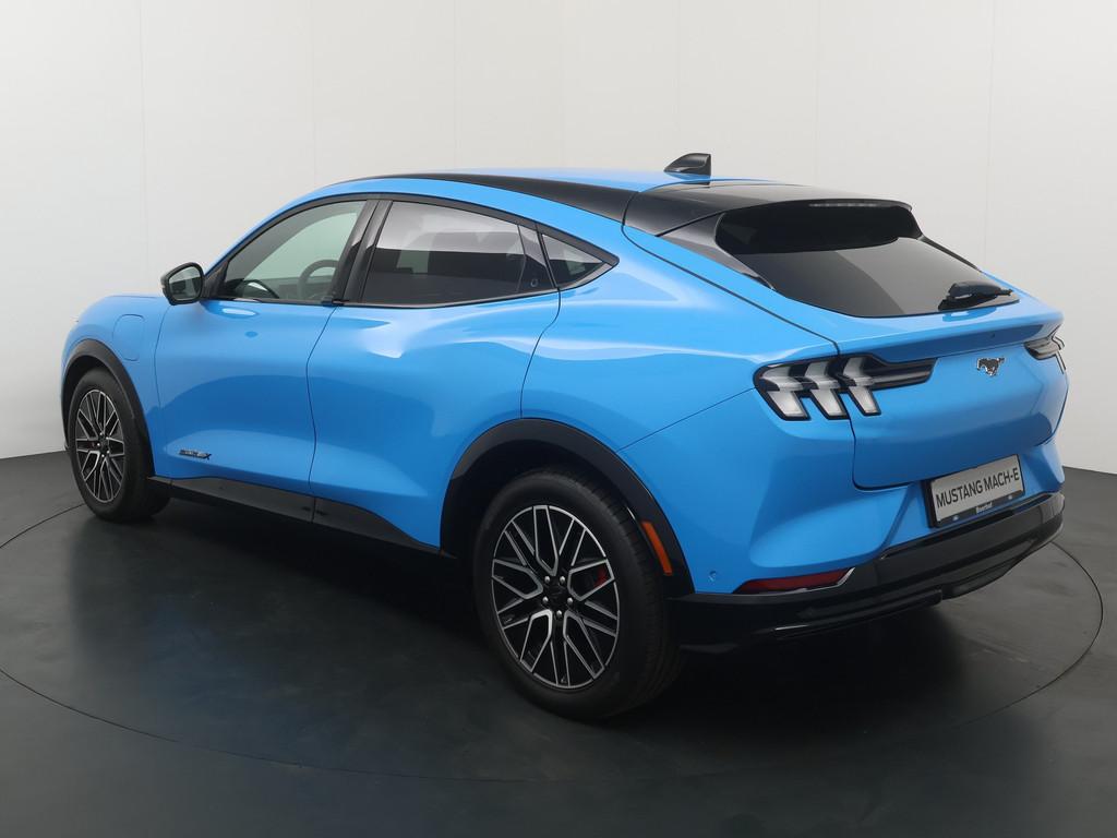 Ford Mustang Mach-E Premium AWD 370 pk 91 kWh | *UNIEK* | Le, Auto's, Zwart, Blauw, Leder, Automatische klimaatregeling