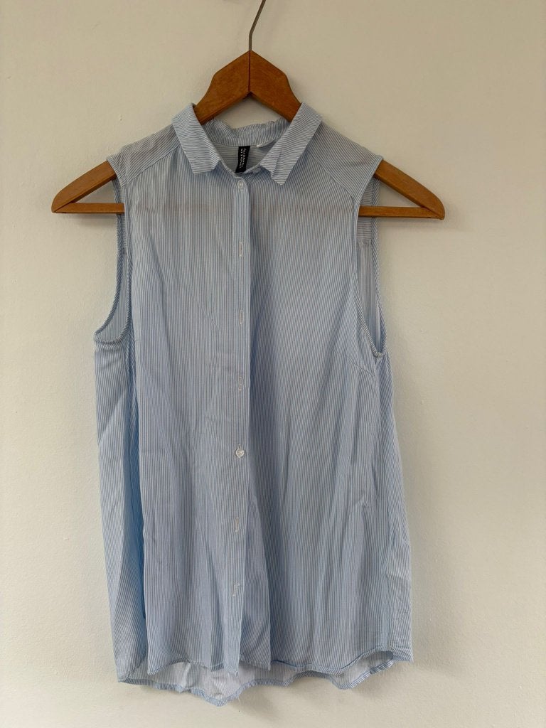 Dames blouse Divided H&M, Blauw, H&M Divided, Ophalen of Verzenden, Maat 36 (S)