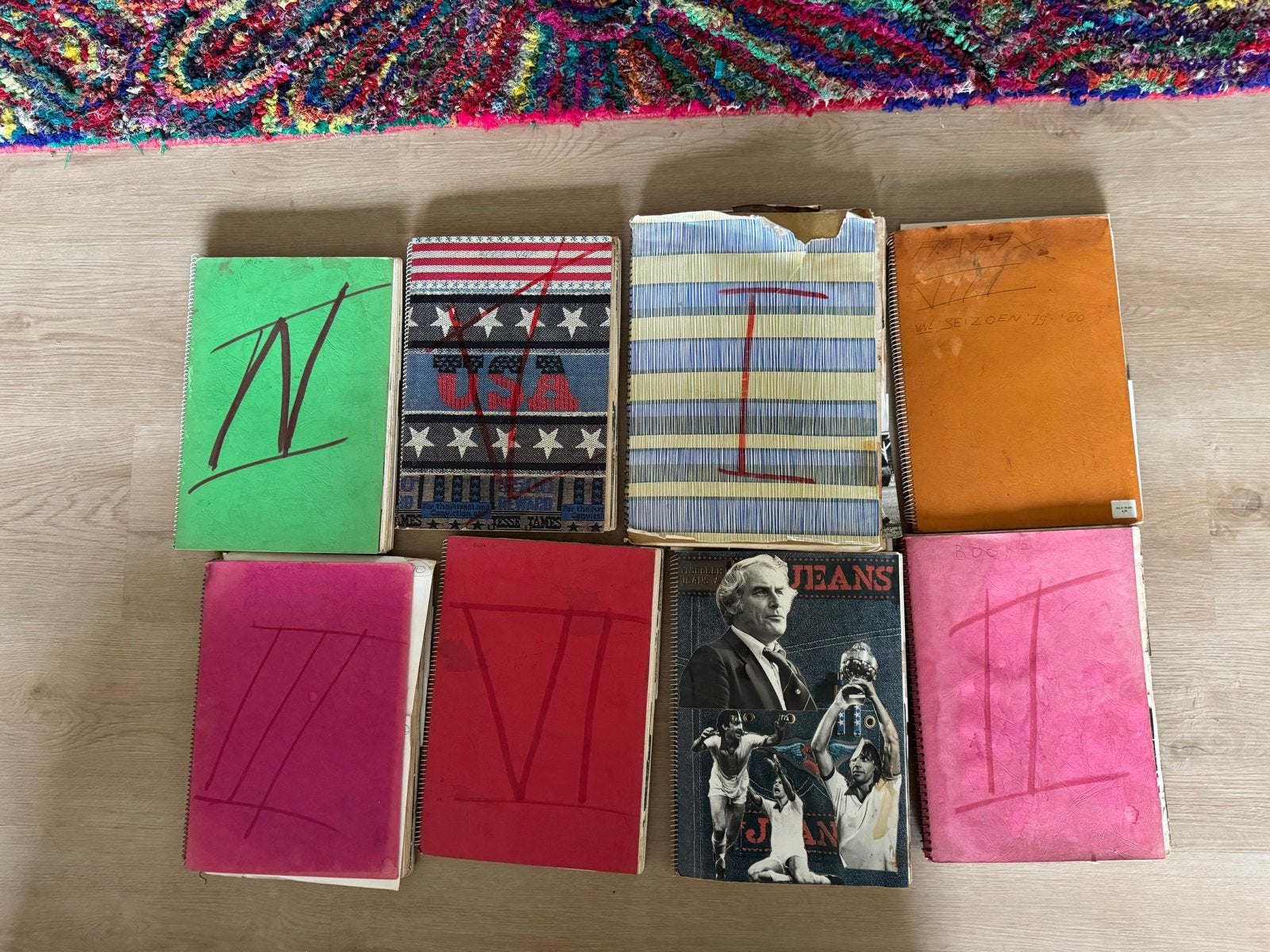 Ajax Voetbal Memorabilia: Fotoalbums en Tickets Jaren '70, Ophalen, Gebruikt, Ajax, Boek of Tijdschrift
