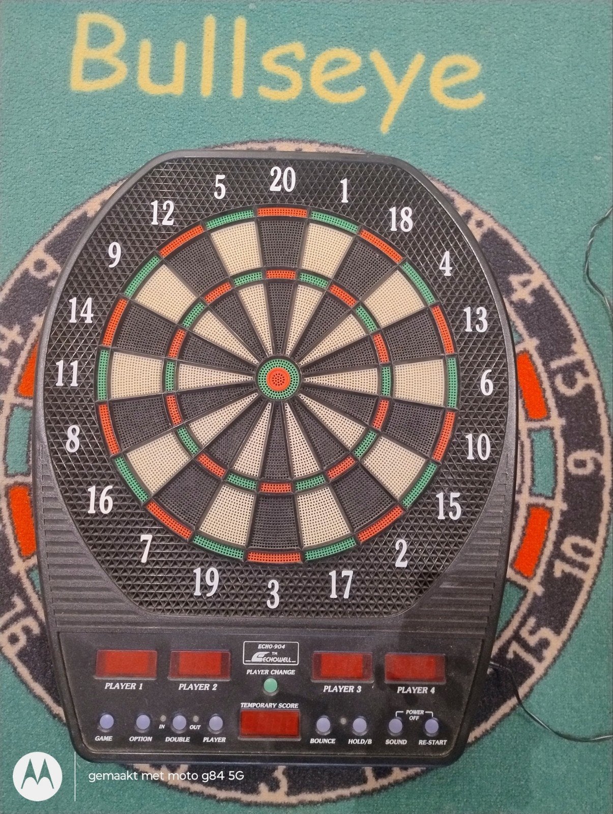 Elektronisch dartbord, Sport en Fitness, Ophalen, Zo goed als nieuw, Dartbord, Elektronisch
