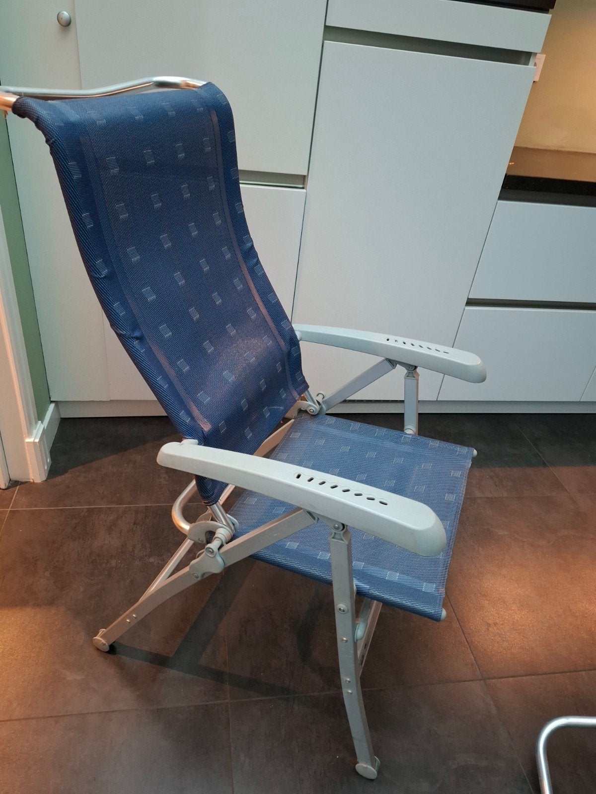Camping stoelen Dukdalf met voetenbank, Ophalen of Verzenden, Campingstoel