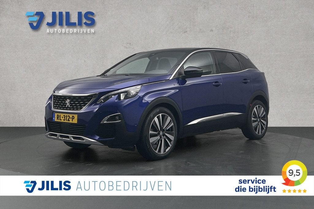 Peugeot 3008 1.2 PureTech GT Line | Camera | Half leder | LE, Gebruikt, Euro 6, 1199 cc, Blauw